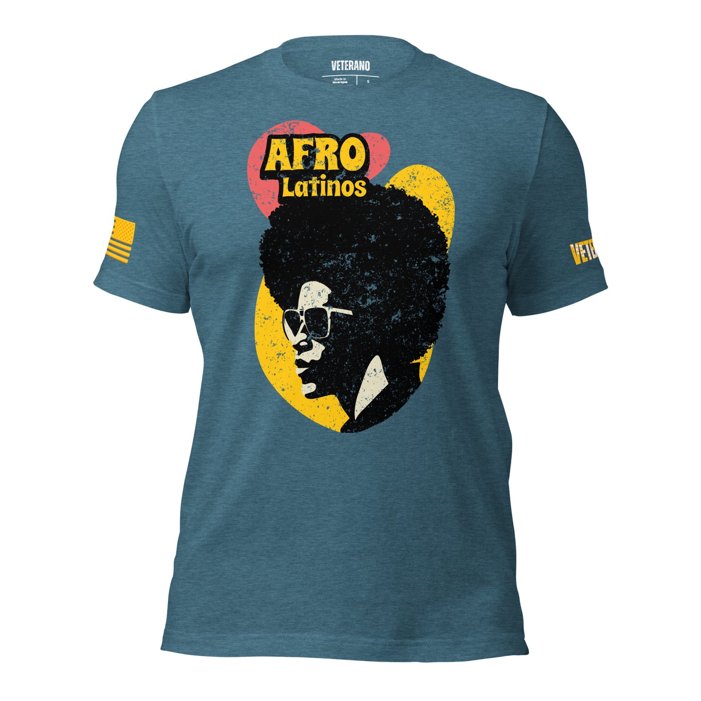 Afro Latino Retro Veterano T-Shirt